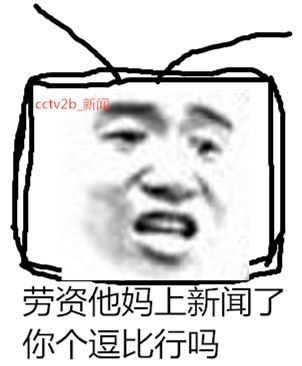 他妈,CCTV2b,逗比,新闻,劳资,cctv2b_