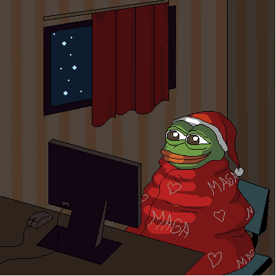 sad,frog,圣诞节
